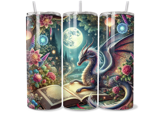 Book Dragon 20 oz Thermal Tumbler