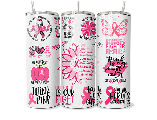 Breast Cancer Awareness 20oz Thermal Tumbler