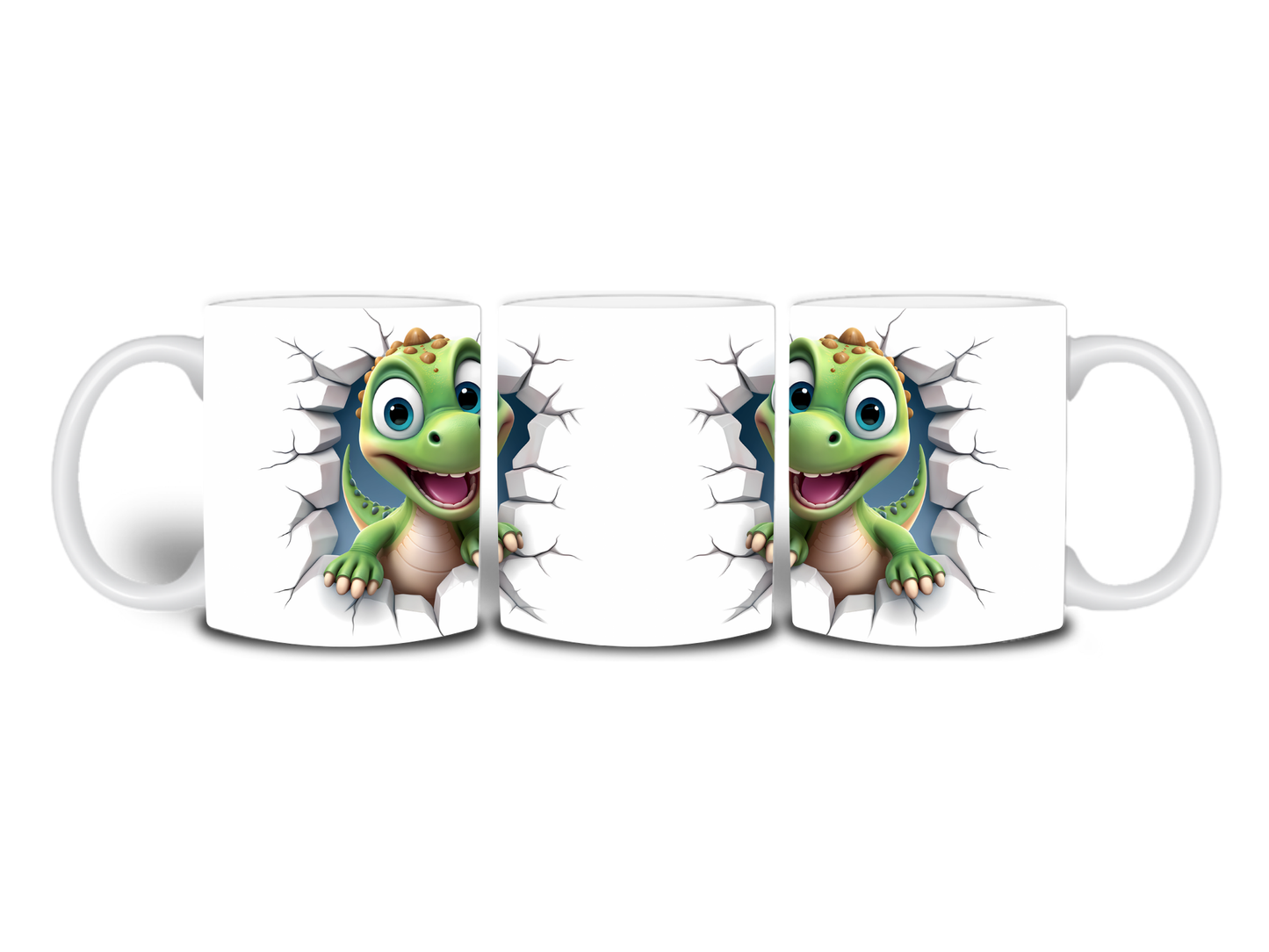 Green Dino 11oz Mug