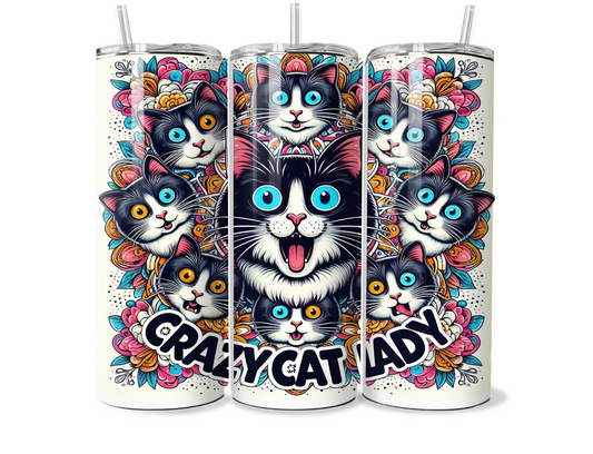 Crazy Cat Lady 20oz Thermal Tumbler