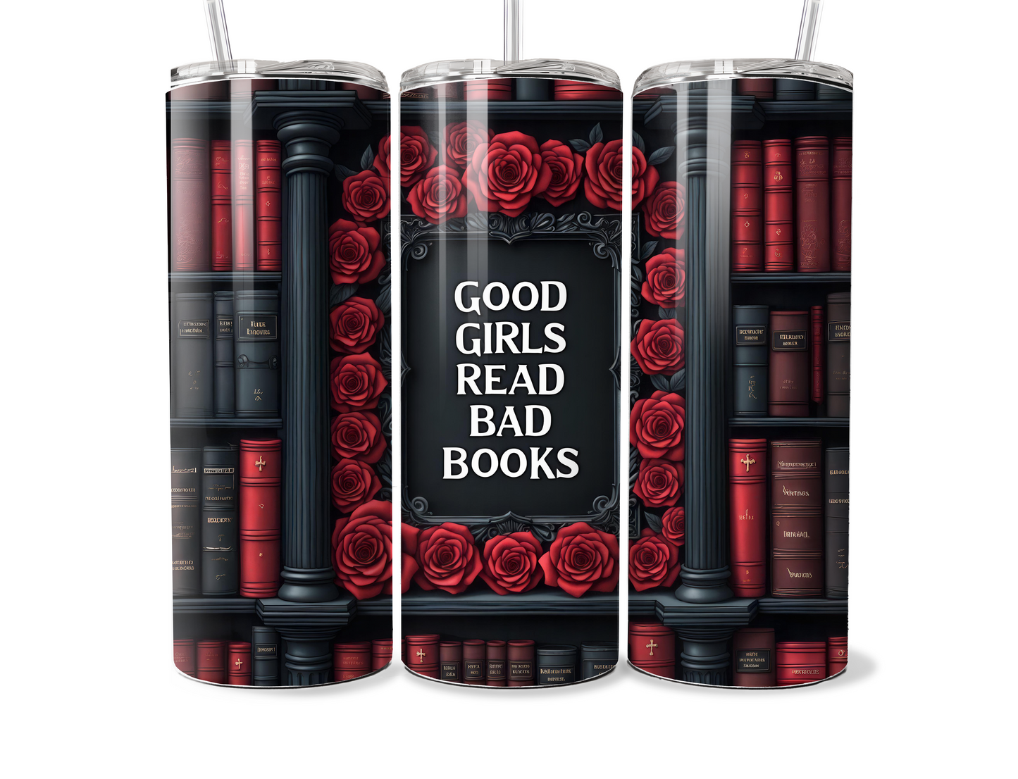 Good Girls Read Books 20oz Thermal Tumbler