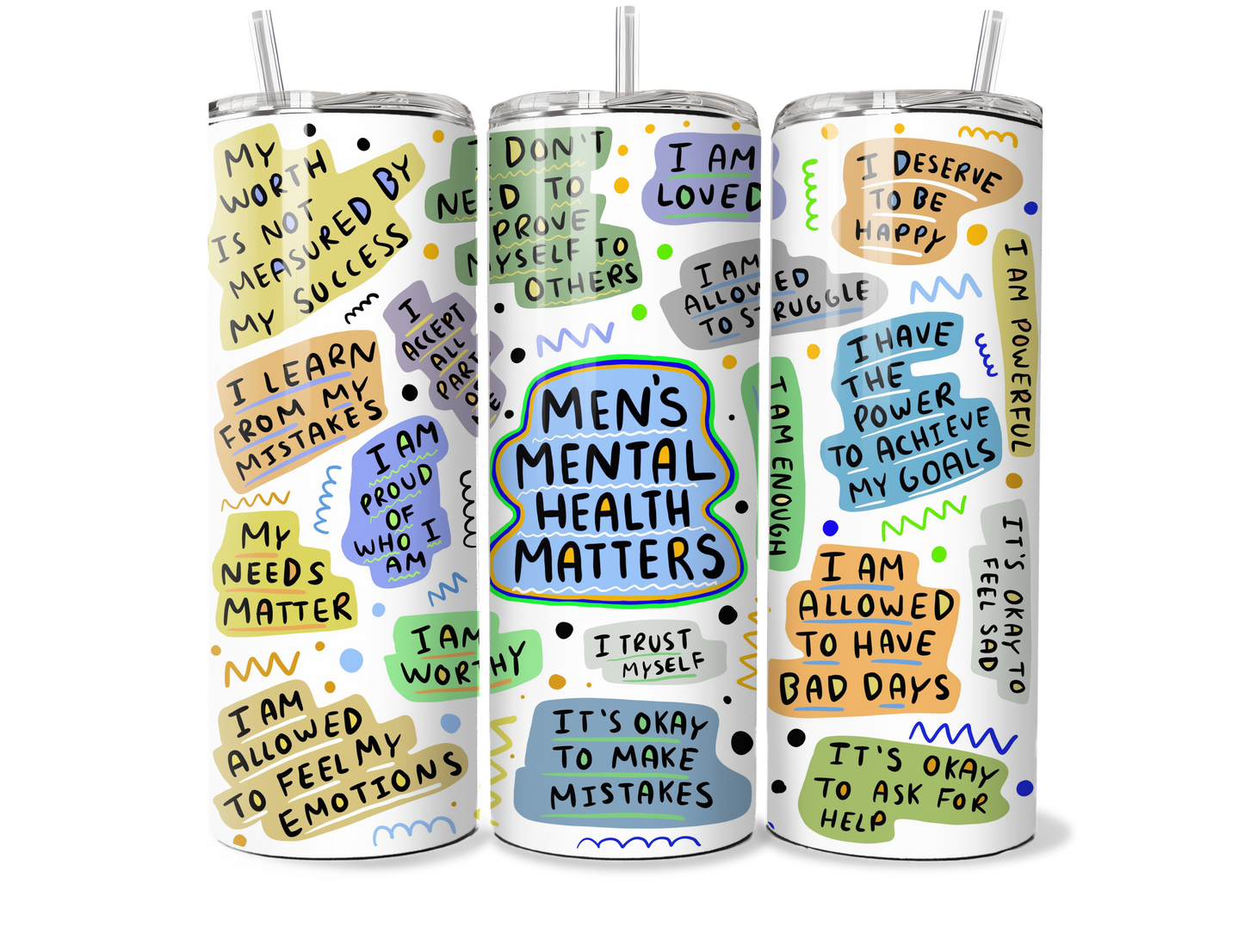 Mental health 20oz Thermal Tumbler