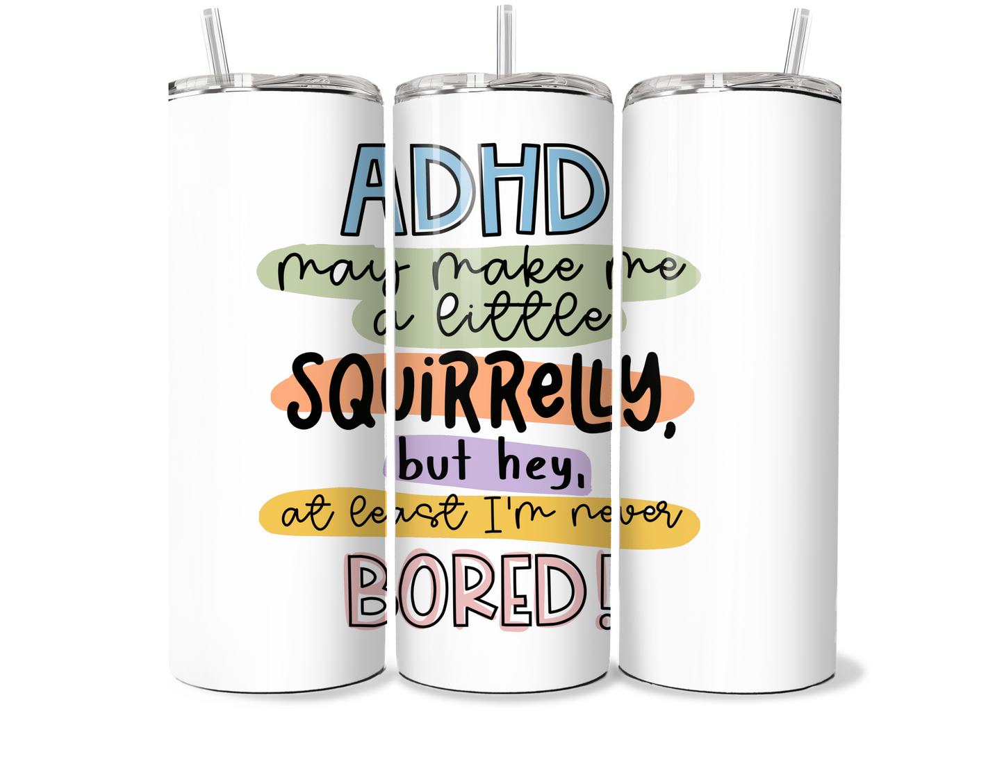 ADHD Awareness 20oz Thermal Tumbler