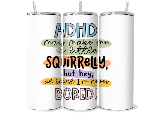 ADHD Awareness 20oz Thermal Tumbler